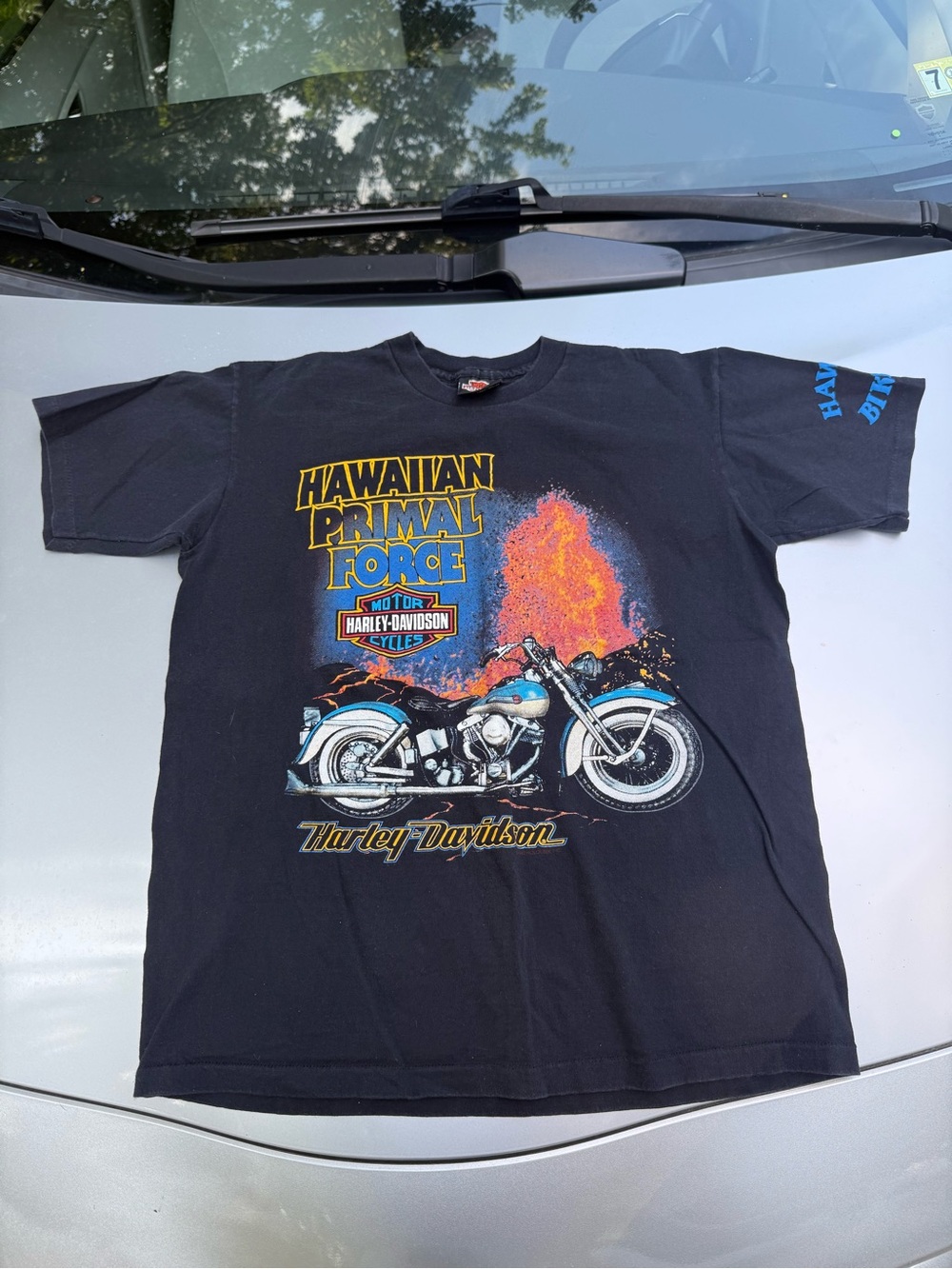 Harley-Davidson Black Hawaiian Primal Force Motorcycle Tee